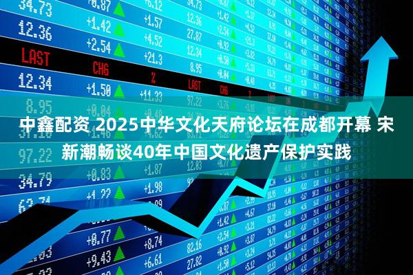 中鑫配资 2025中华文化天府论坛在成都开幕 宋新潮畅谈40年中国文化遗产保护实践