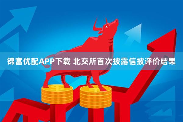 锦富优配APP下载 北交所首次披露信披评价结果