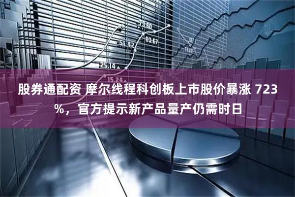 股券通配资 摩尔线程科创板上市股价暴涨 723%，官方提示新产品量产仍需时日
